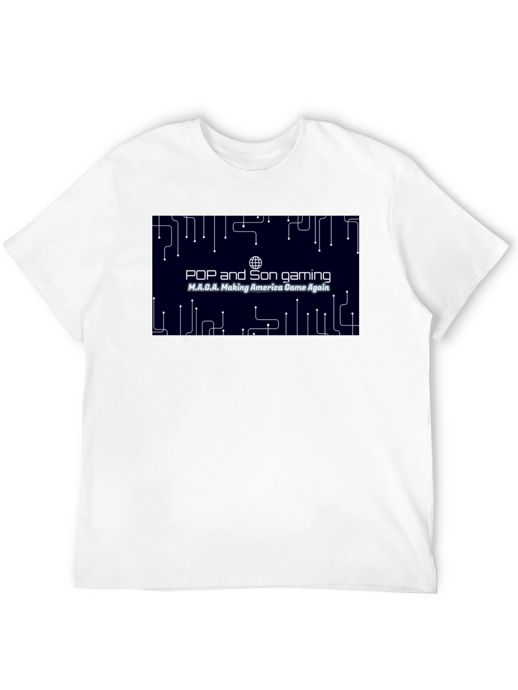Pop and Son Gaming MAGA Black T-Shirt
