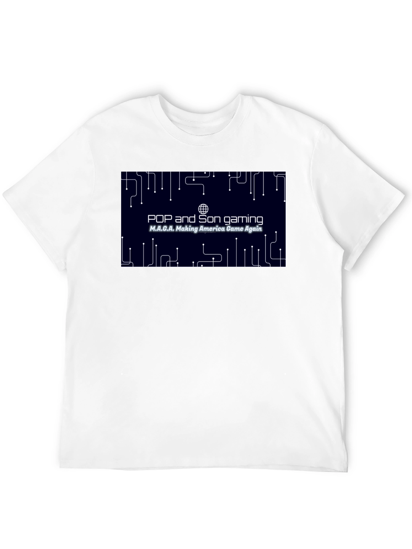 Pop and Son Gaming MAGA Black T-Shirt