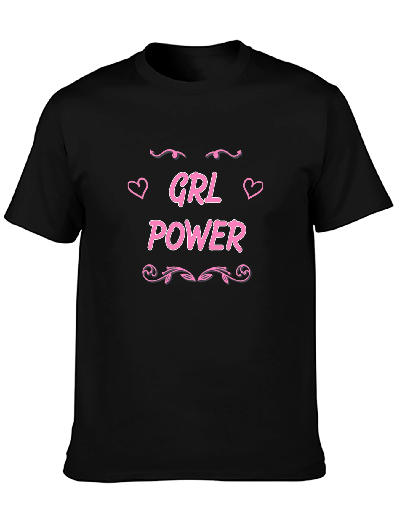 GRL Power T-Shirt - Pink Print