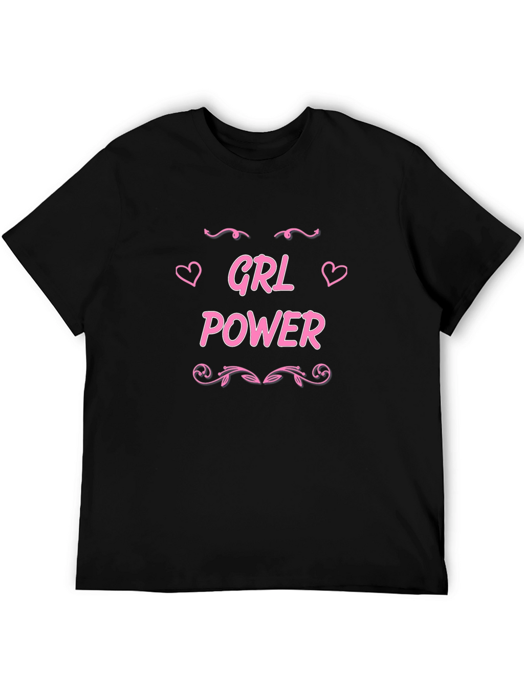 GRL Power T-Shirt - Pink Print