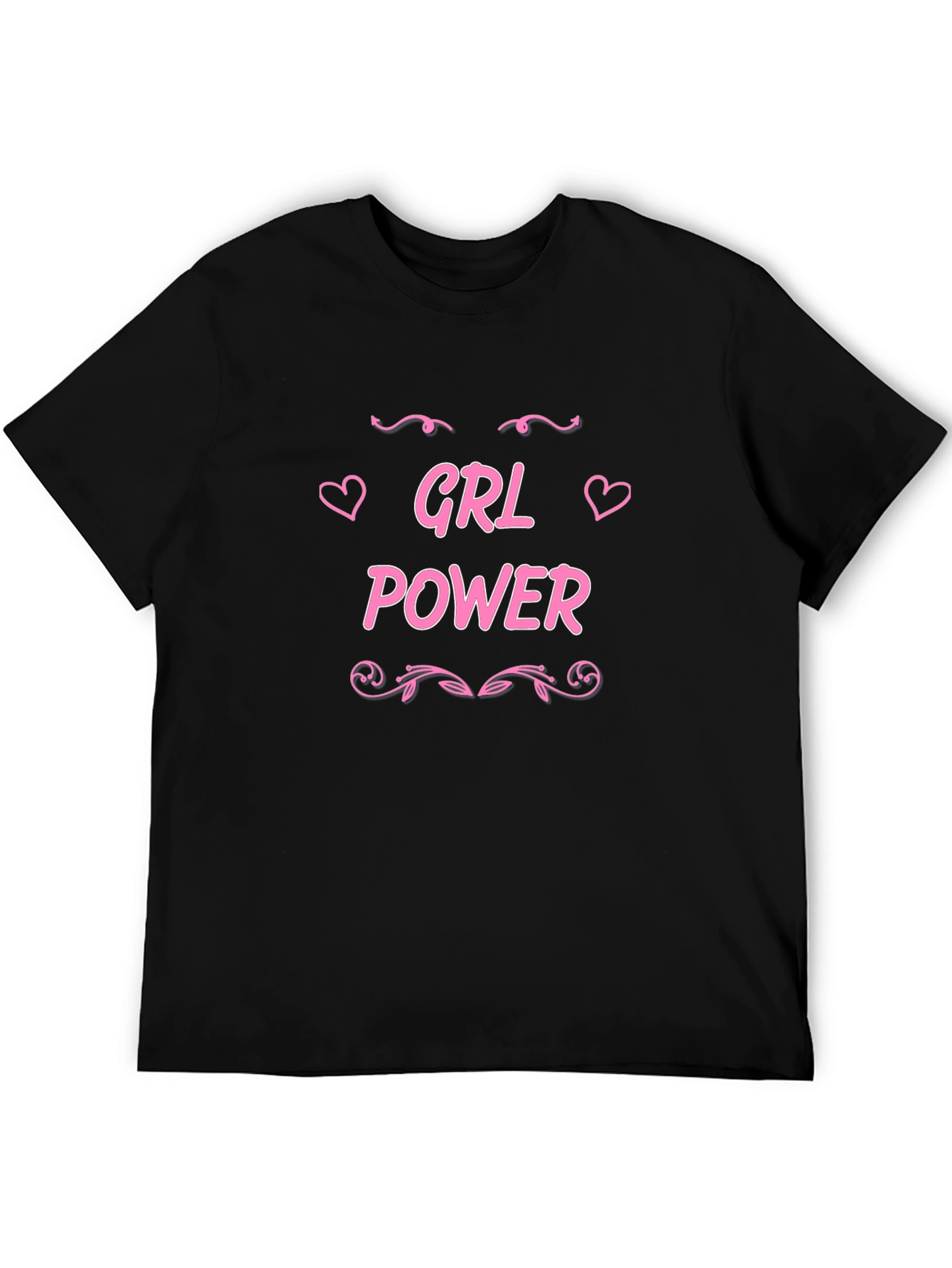 GRL Power T-Shirt - Pink Print