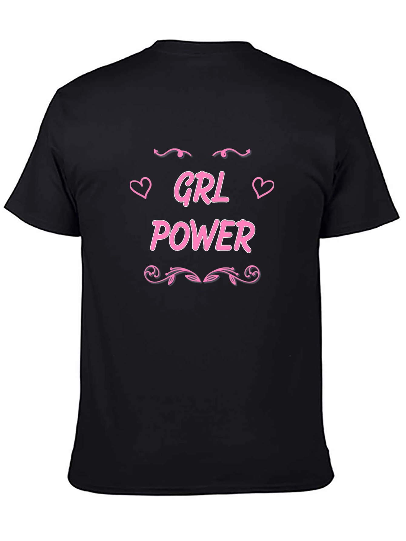 GRL Power T-Shirt - Pink Print