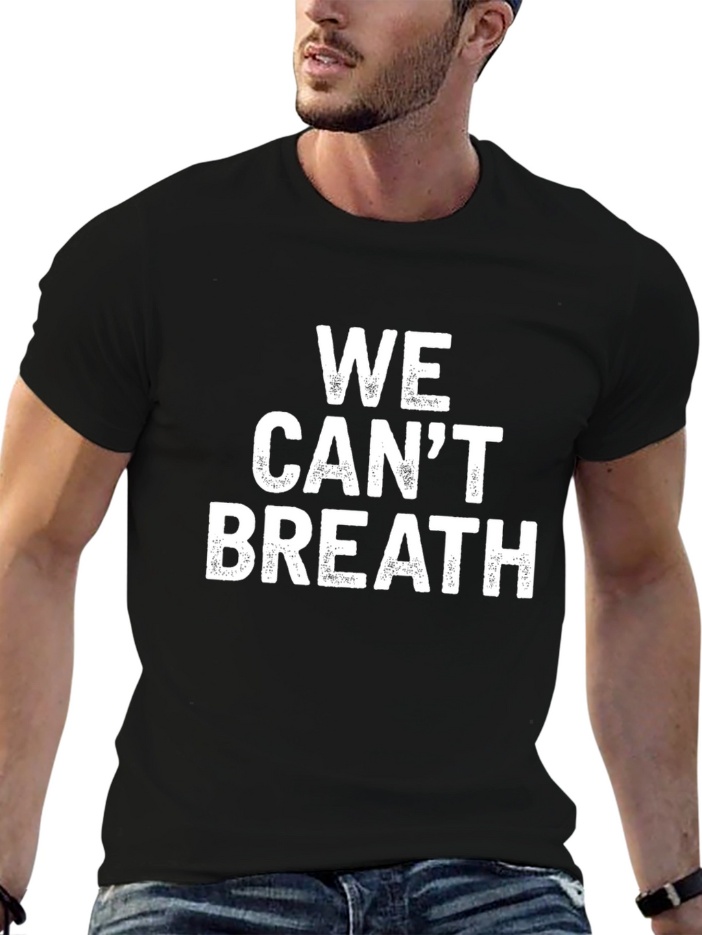 We Cant Breathe T-Shirt - Statement Tee