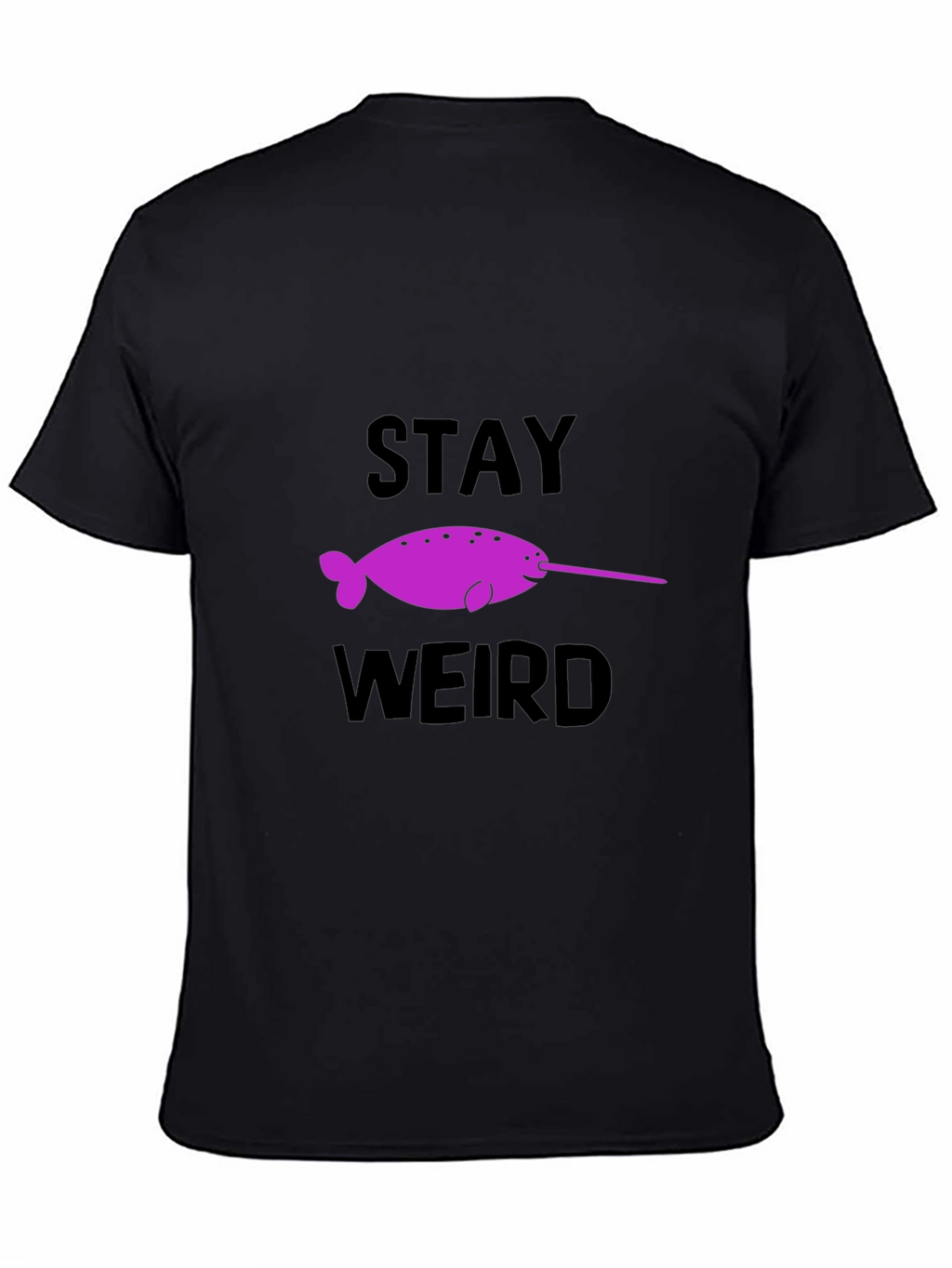 Stay Weird Narwhal Graphic T-Shirt