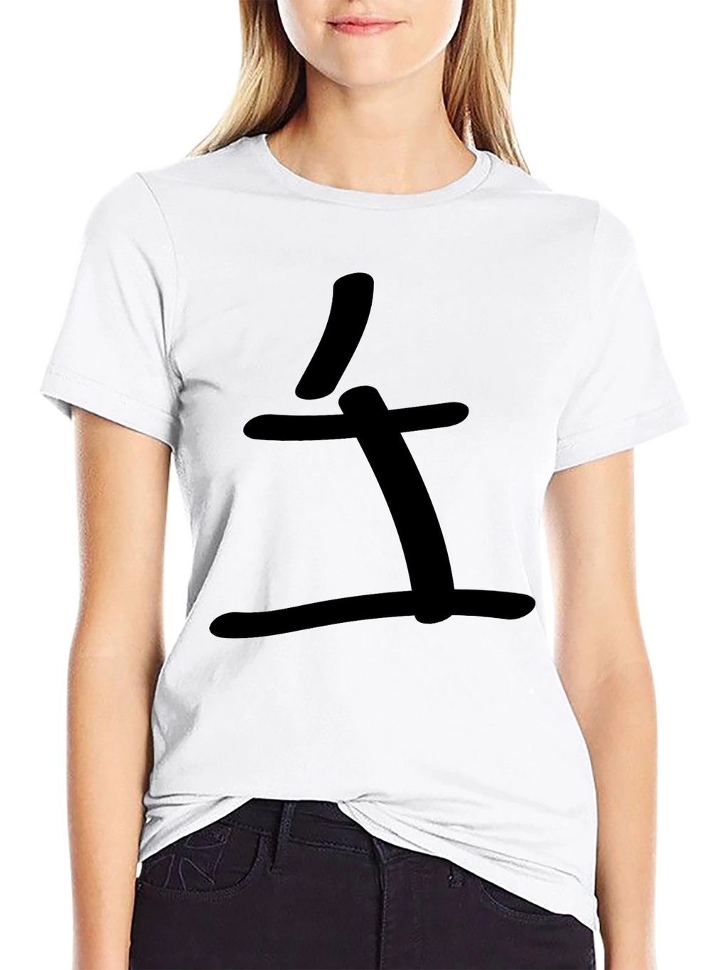 Minimalist Kanji T-Shirt - Casual Style