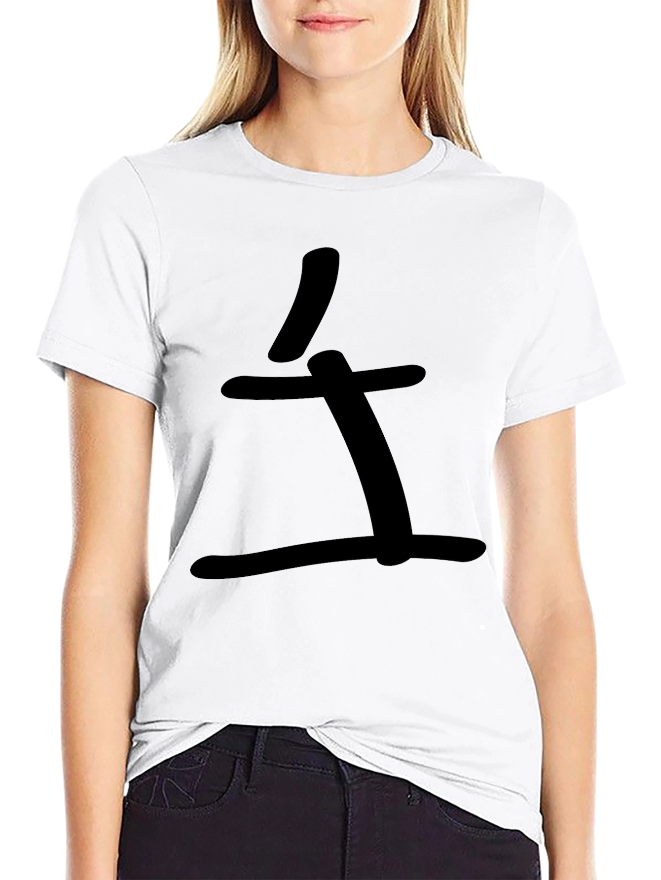 Minimalist Kanji T-Shirt - Casual Style