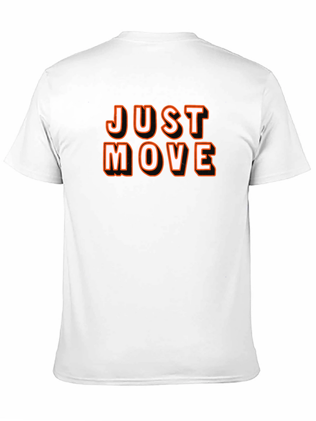 Just Move Black Graphic Tee