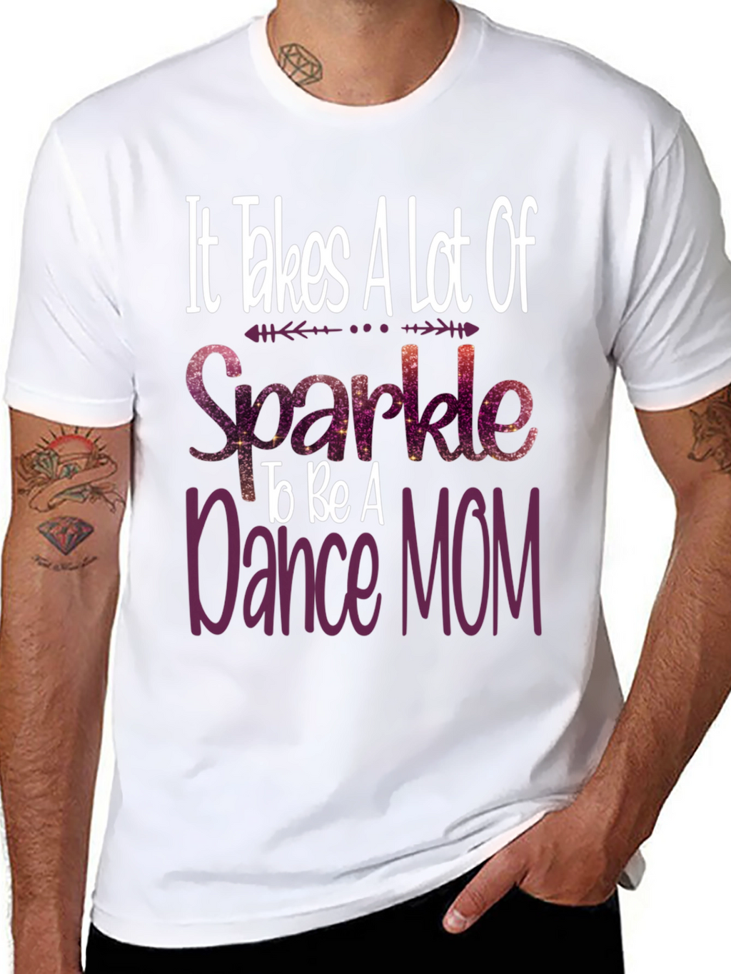 Dance Mom Sparkle Graphic Tee Shirt