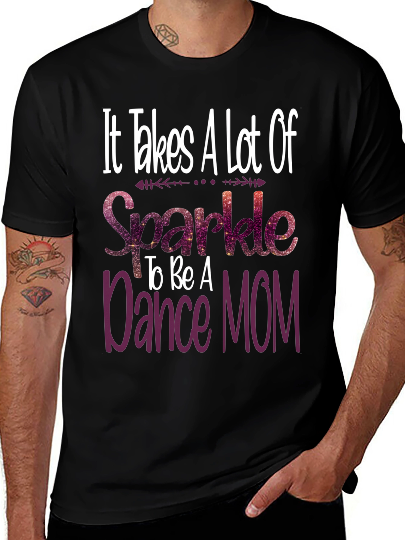 Dance Mom Sparkle Graphic Tee Shirt
