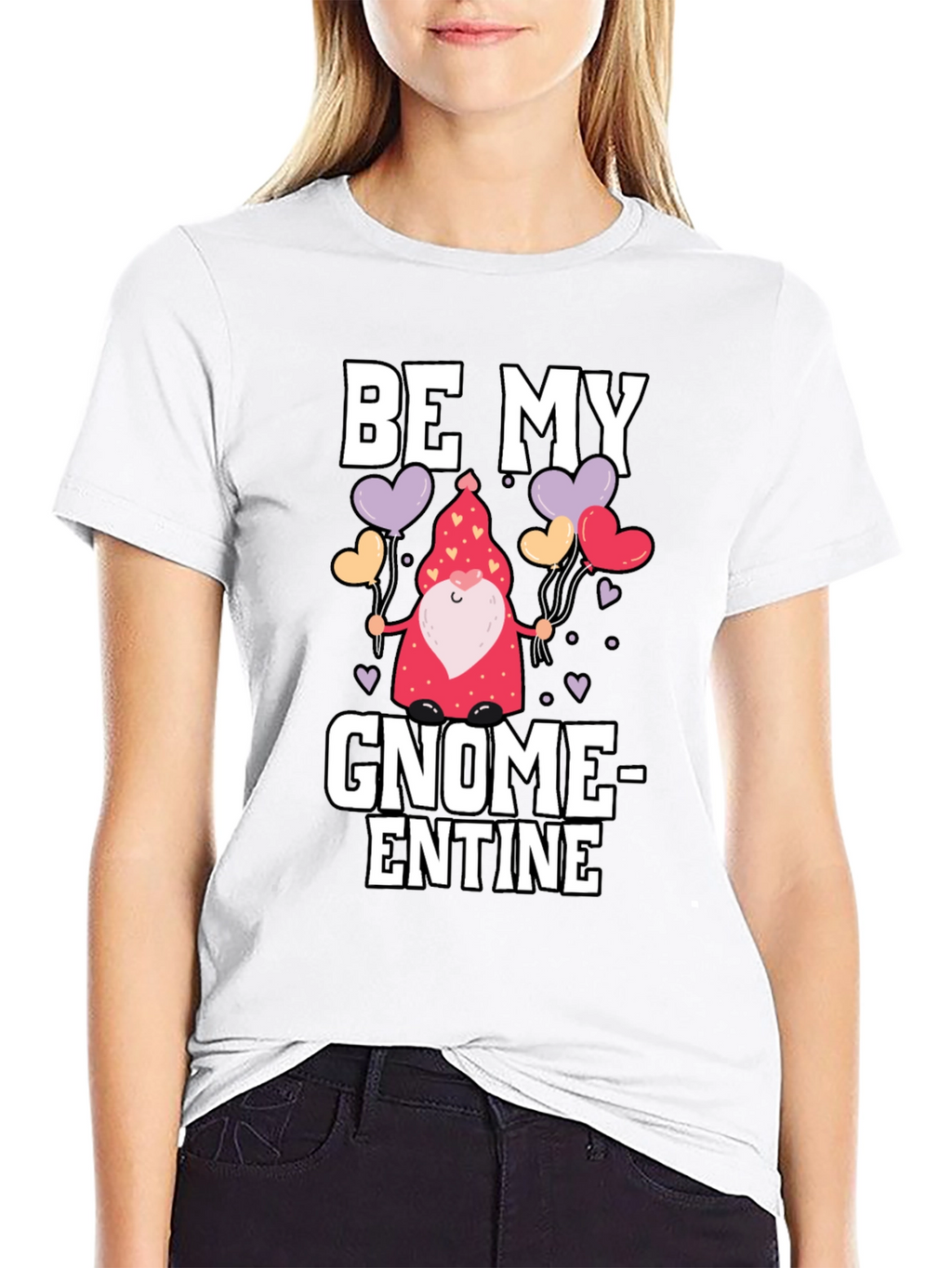 Be My Gnome-entine Valentines Day Graphic Tee