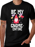 Be My Gnome-entine Valentines Day Graphic Tee