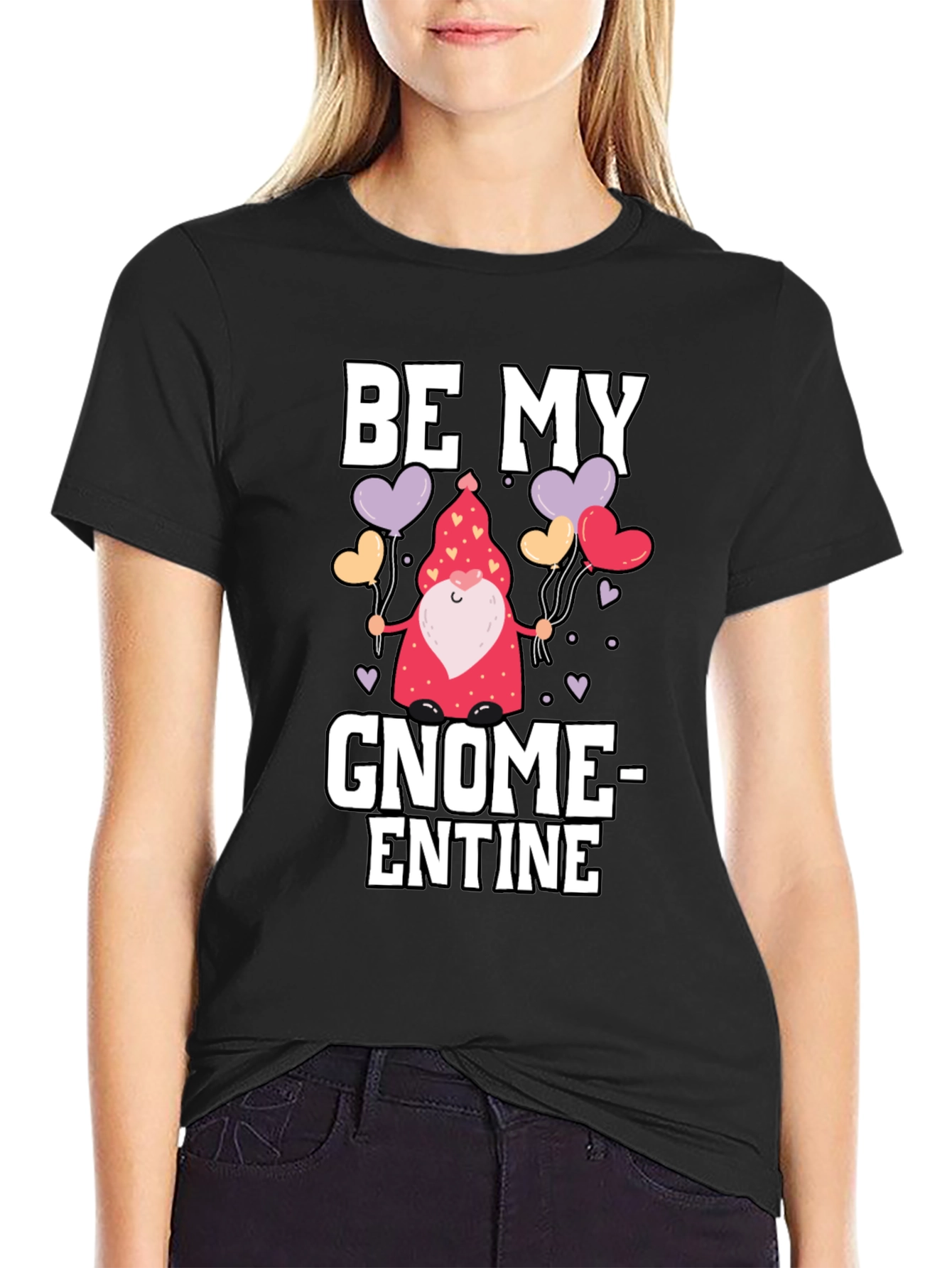 Be My Gnome-entine Valentines Day Graphic Tee