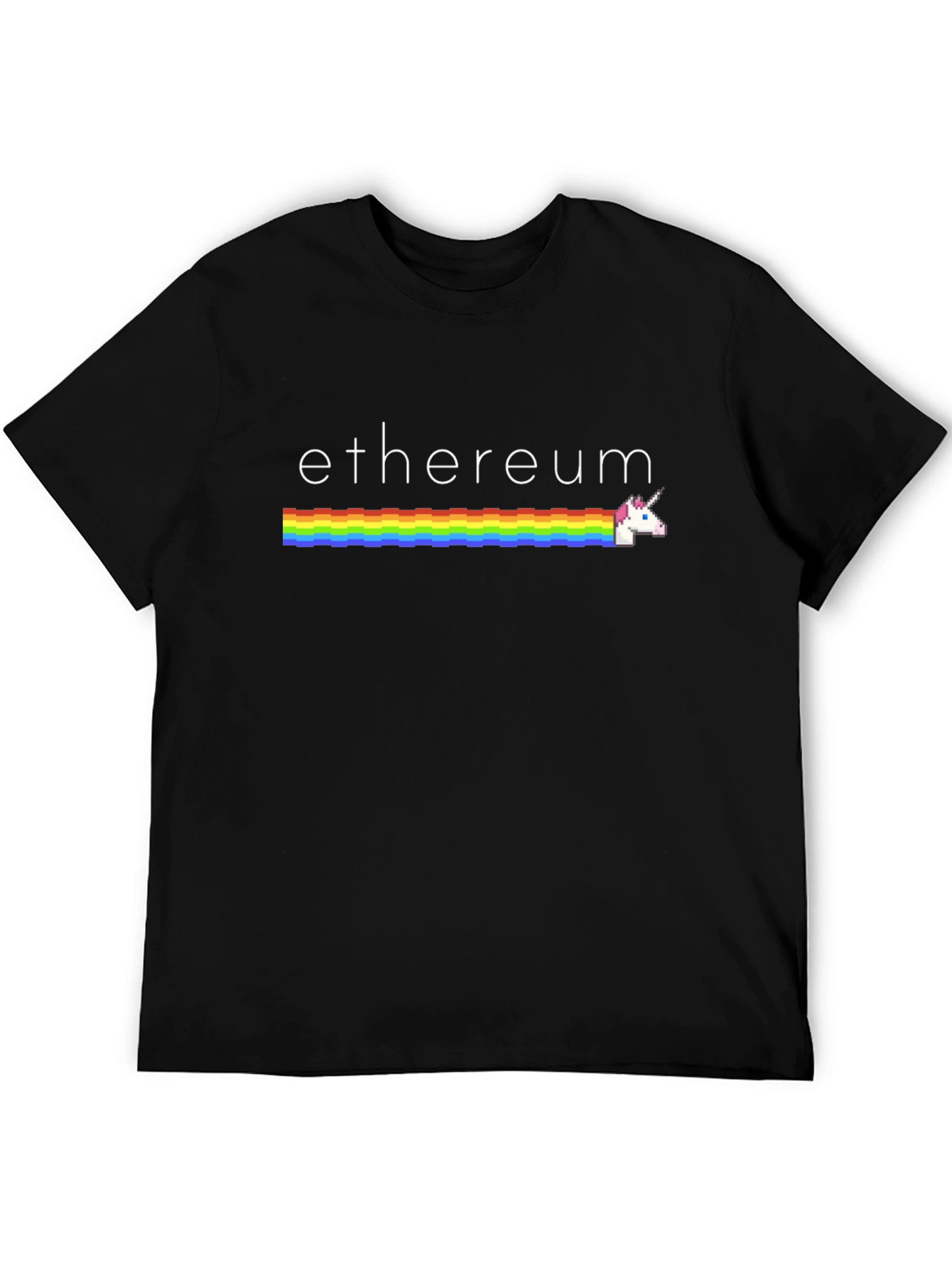 Ethereum Unicorn Rainbow T-Shirt