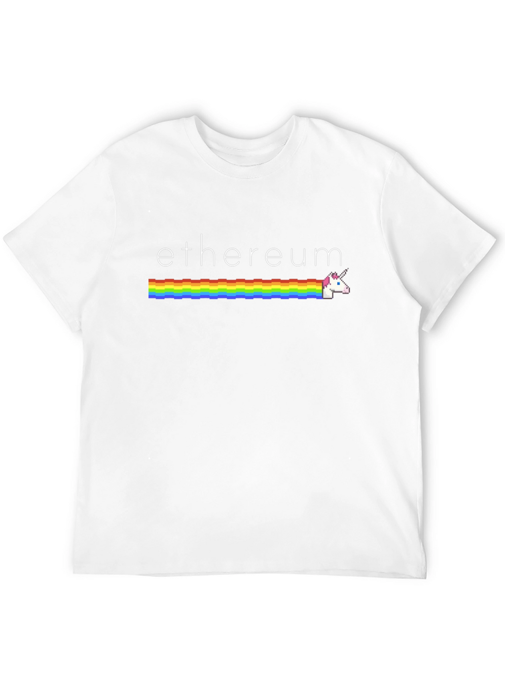 Ethereum Unicorn Rainbow T-Shirt