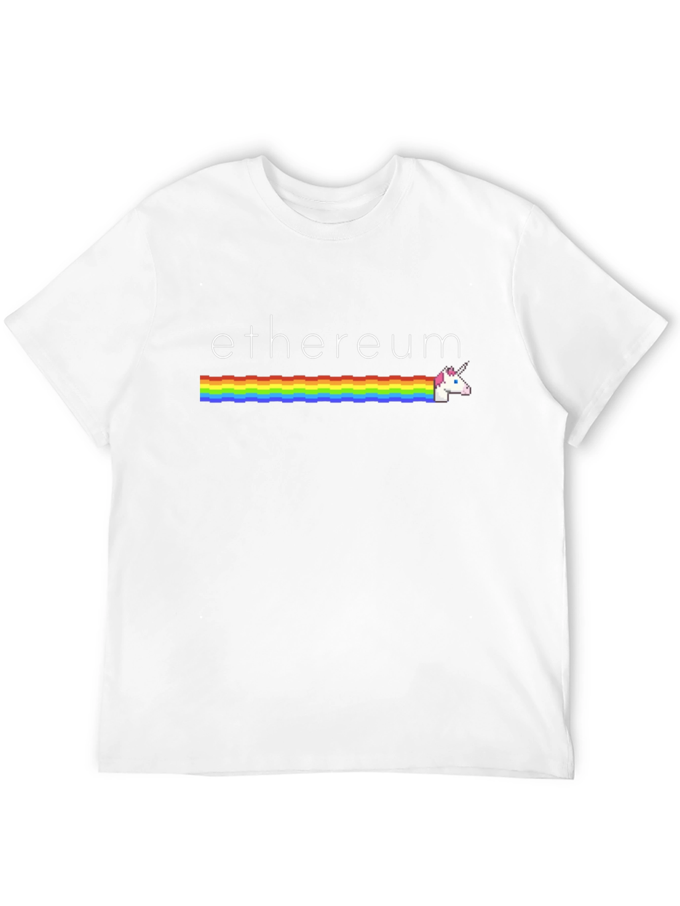 Ethereum Unicorn Rainbow T-Shirt