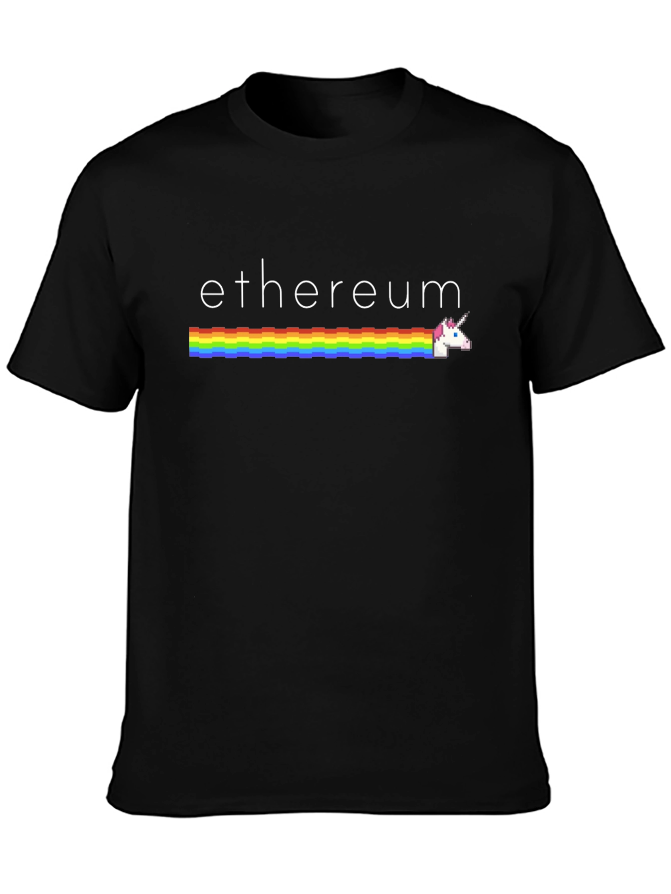 Ethereum Unicorn Rainbow T-Shirt