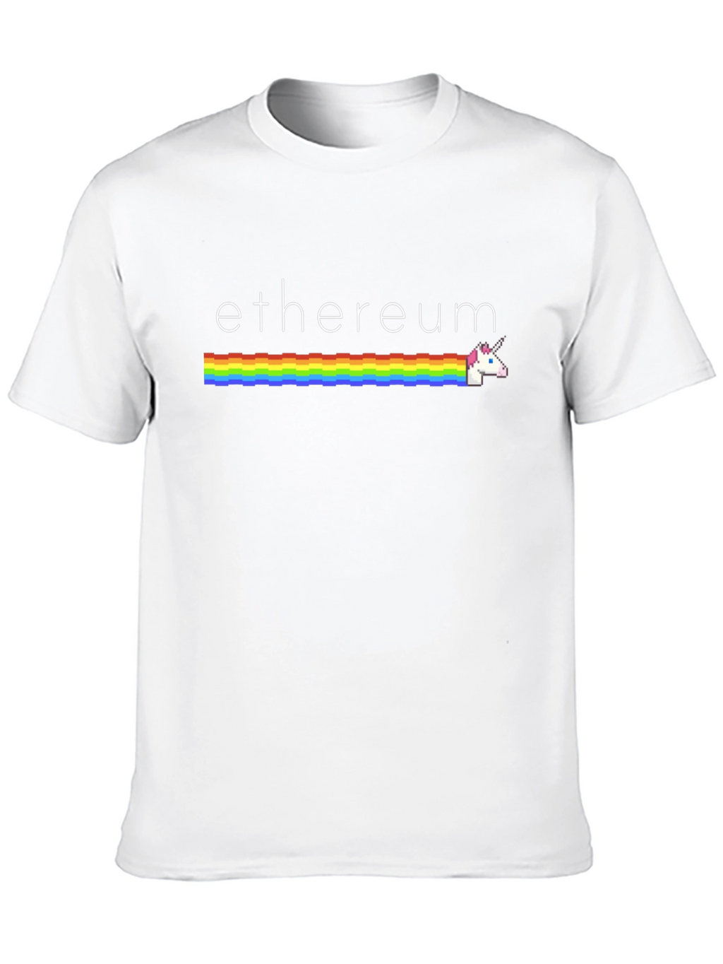 Ethereum Unicorn Rainbow T-Shirt