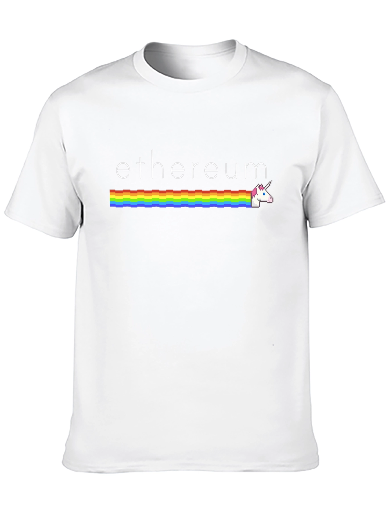 Ethereum Unicorn Rainbow T-Shirt