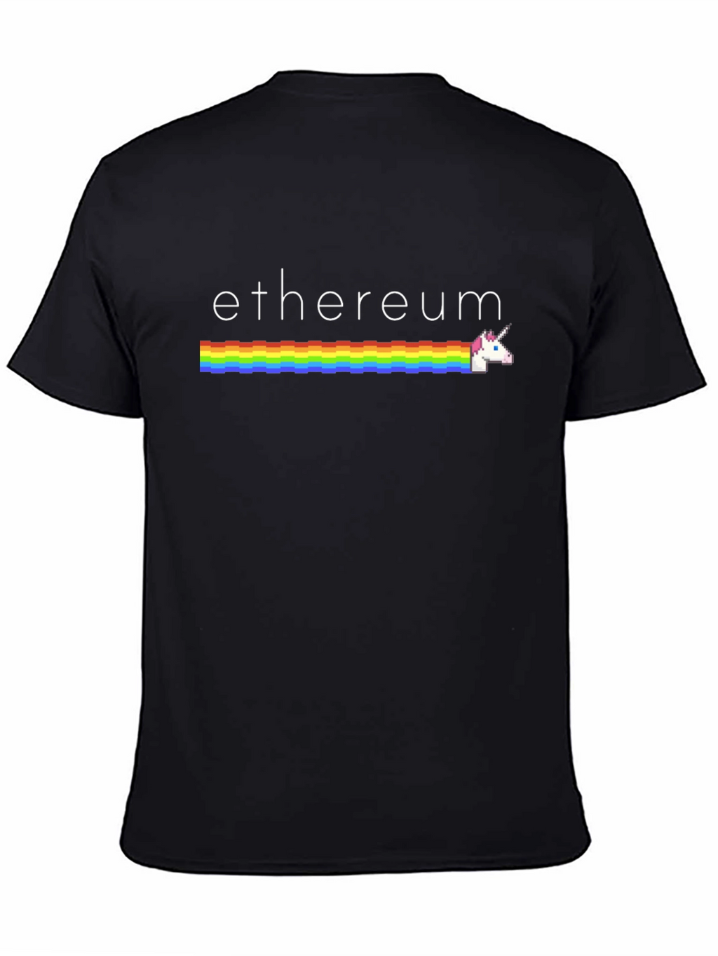 Ethereum Unicorn Rainbow T-Shirt