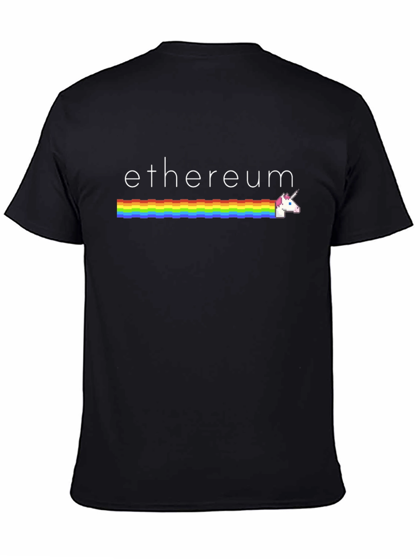 Ethereum Unicorn Rainbow T-Shirt