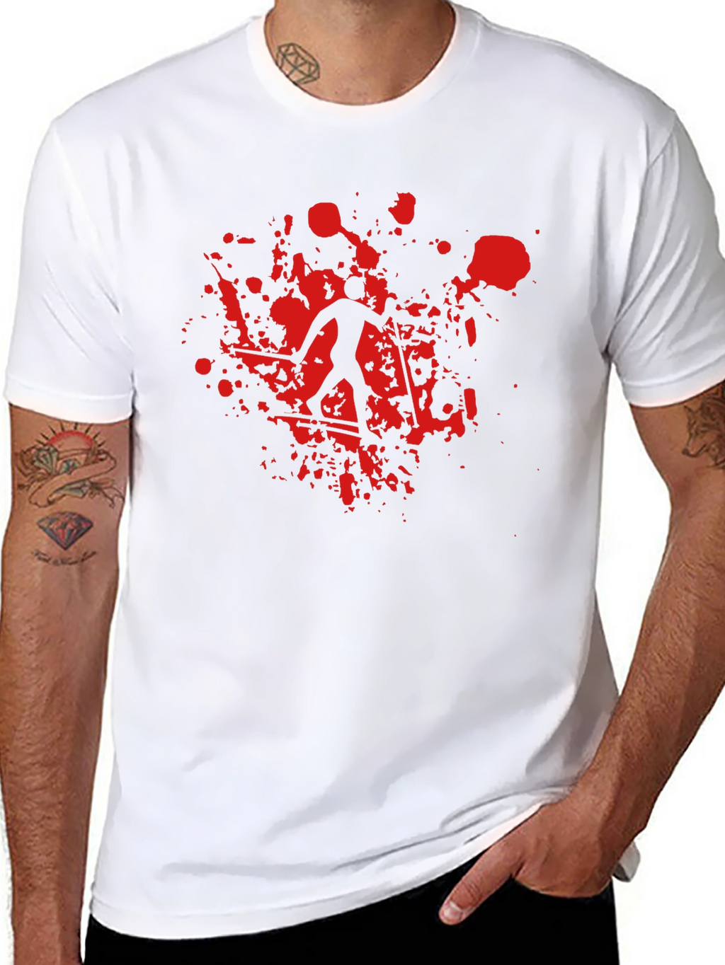 Bloody Skiier Graphic T-Shirt - Unique Design
