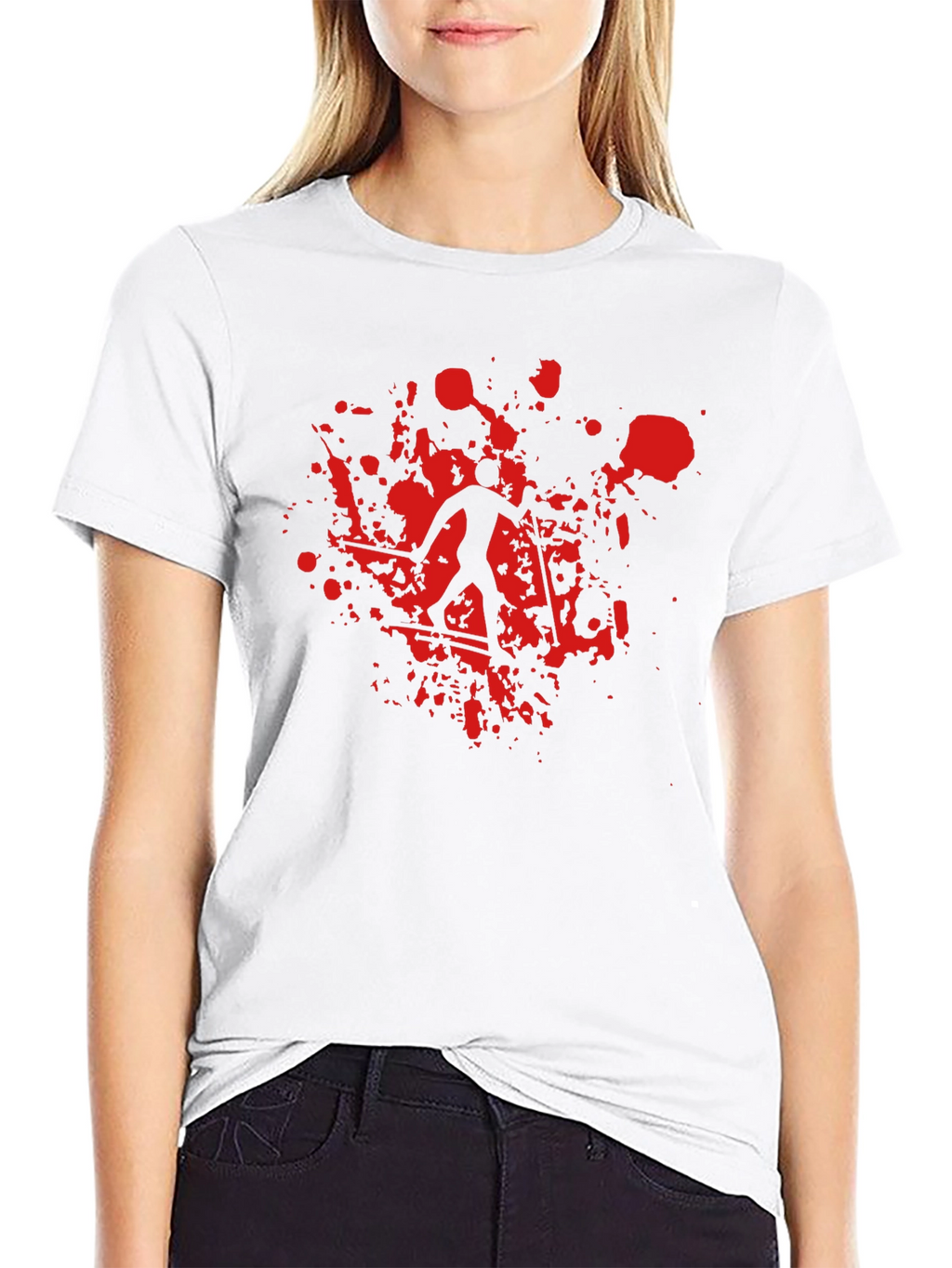 Bloody Skiier Graphic T-Shirt - Unique Design