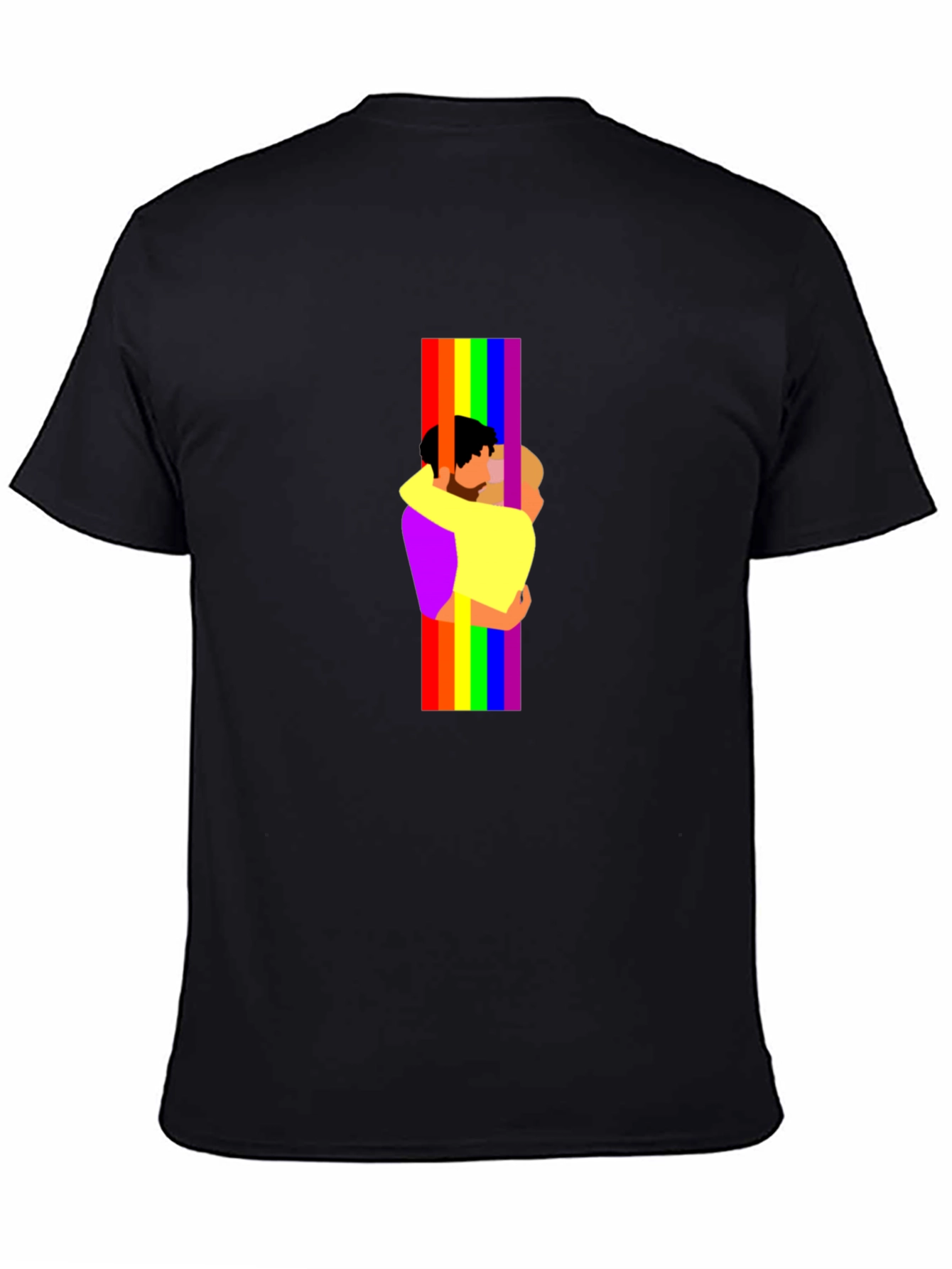 Pride Rainbow Couple Graphic Tee