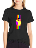 Pride Rainbow Couple Graphic Tee
