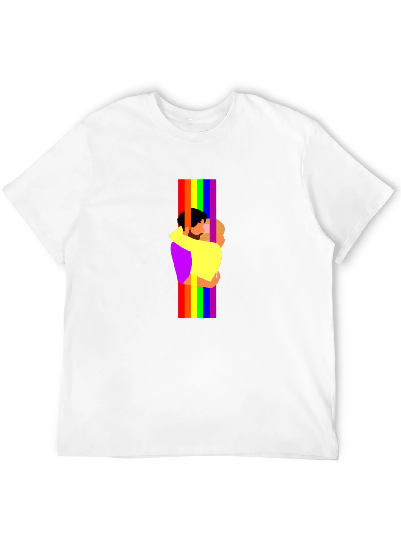 Pride Rainbow Couple Graphic Tee