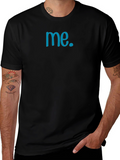 Stylish Black me. Graphic Tee