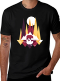 Geometric Bear & Mountains T-Shirt