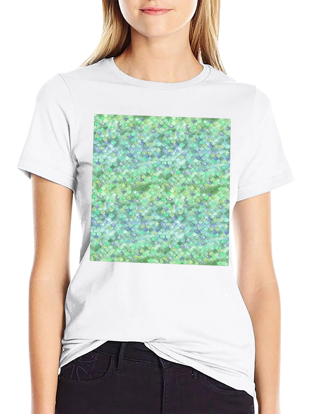 Scales Pattern T-Shirt - Unique Design