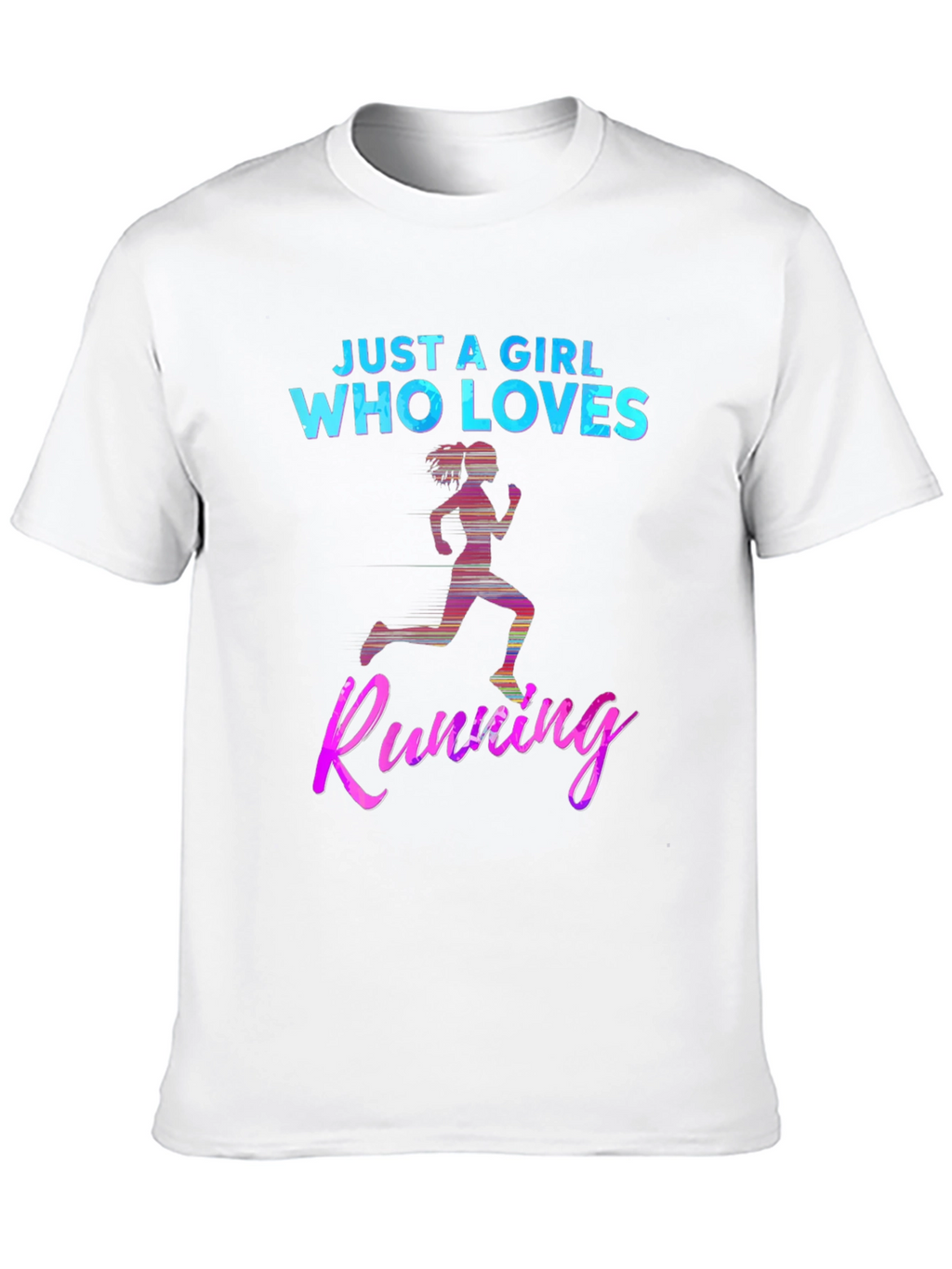 Just A Girl Who Loves Running T-Shirt