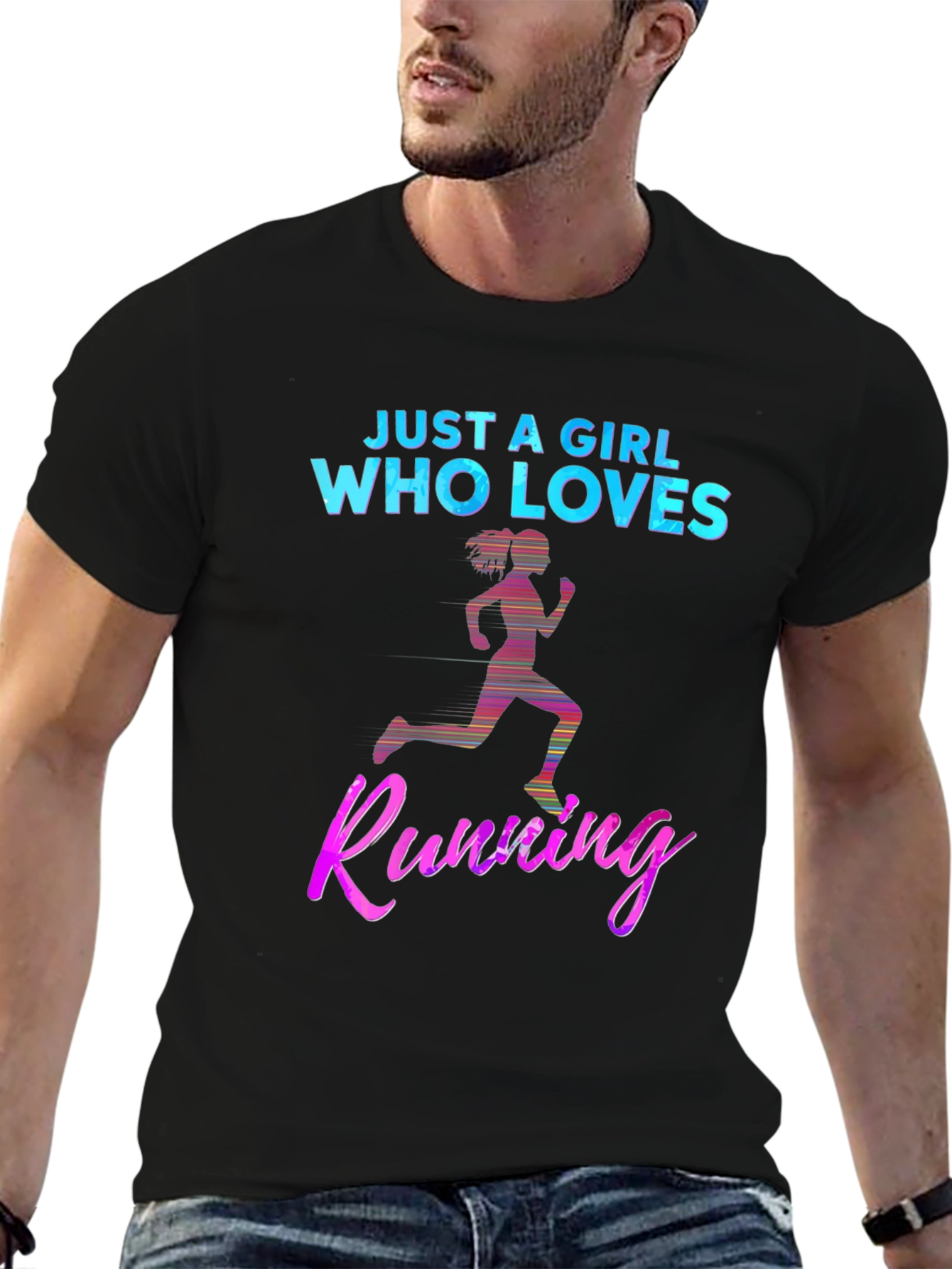Just A Girl Who Loves Running T-Shirt