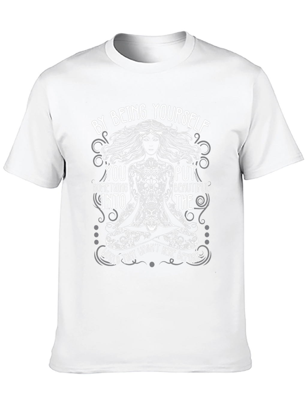 Be Yourself T-Shirt - Inspirational Yoga Design