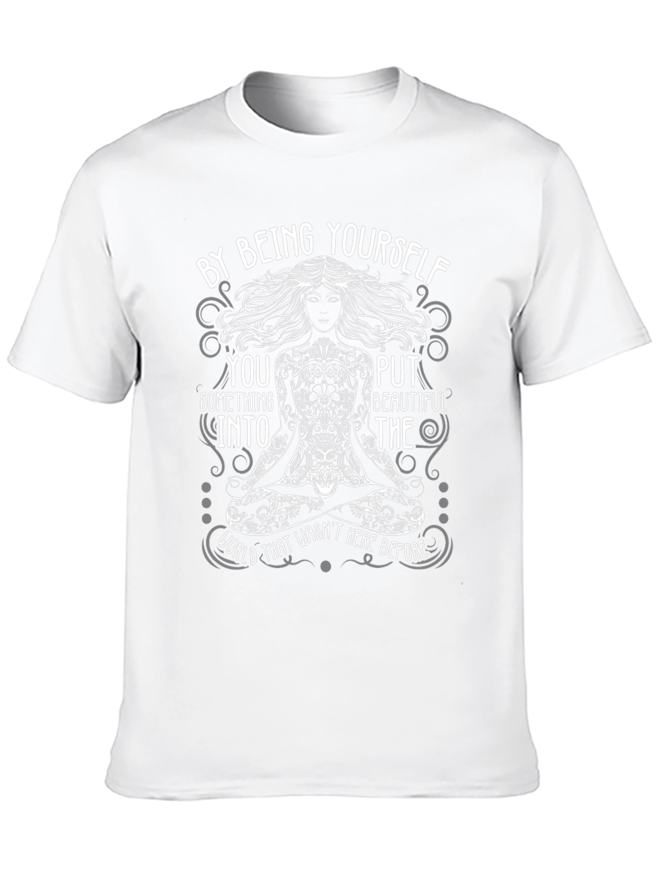 Be Yourself T-Shirt - Inspirational Yoga Design