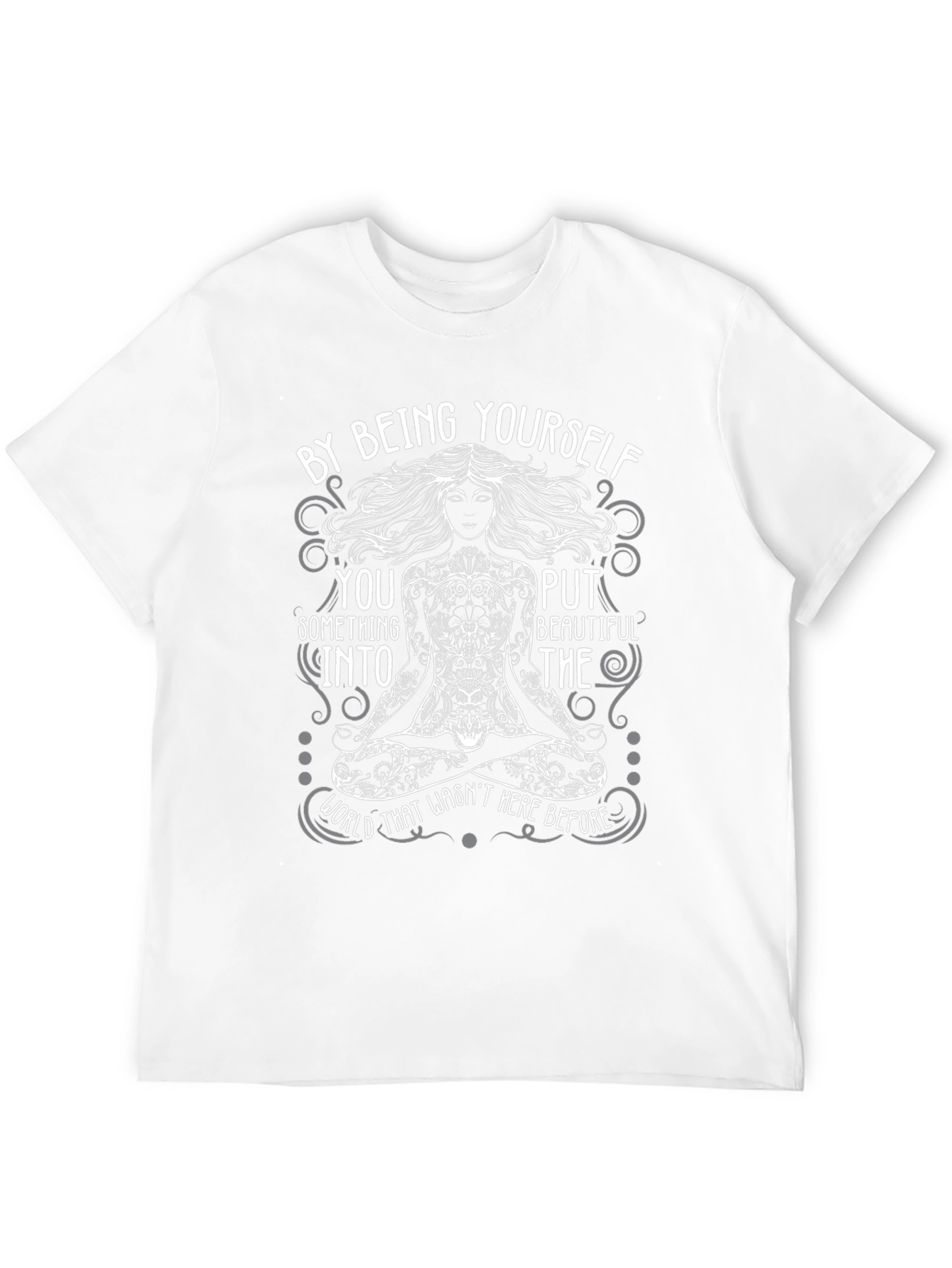 Be Yourself T-Shirt - Inspirational Yoga Design