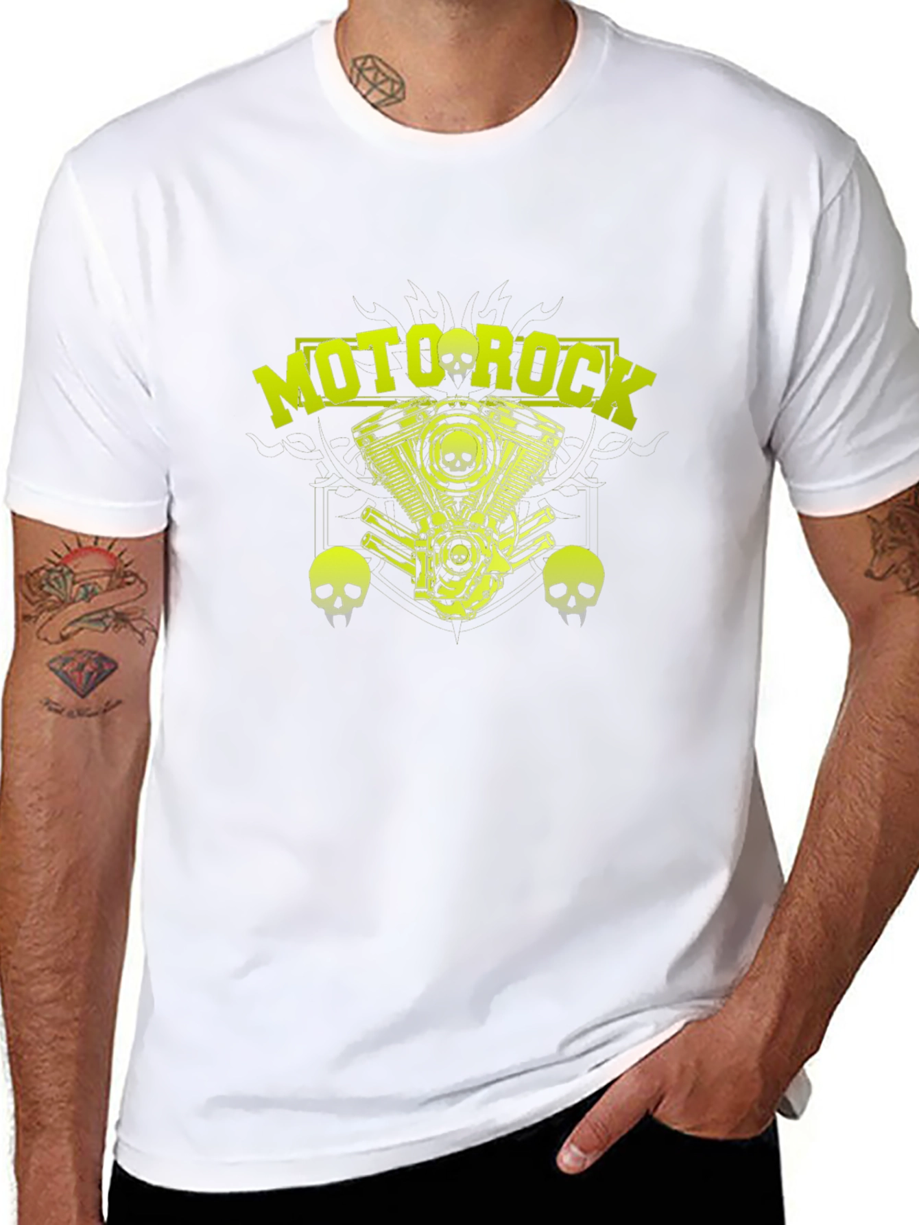 Moto Rock T-Shirt - Bold Graphic Tee
