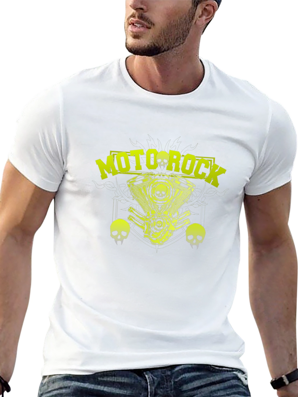 Moto Rock T-Shirt - Bold Graphic Tee
