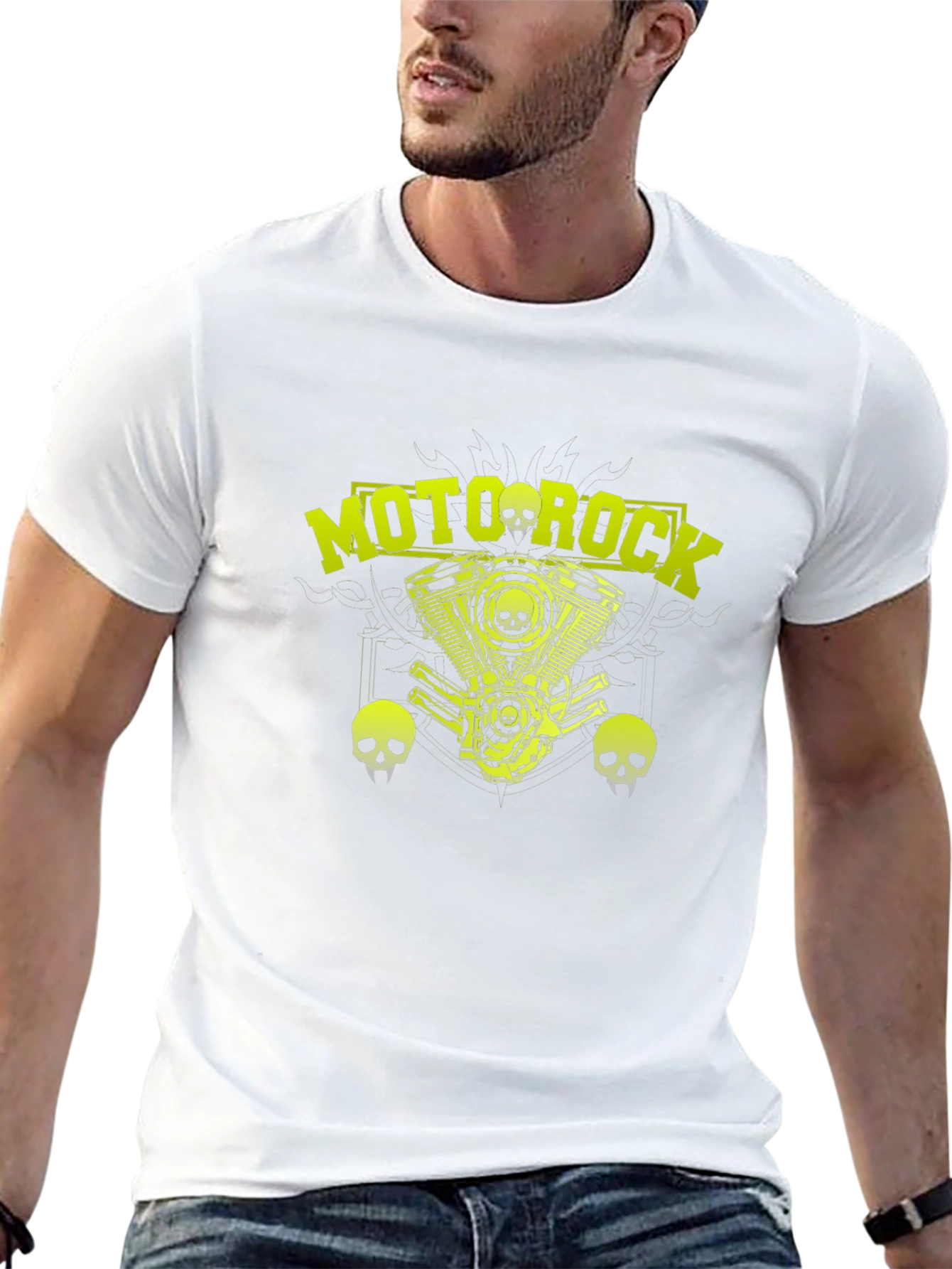 Moto Rock T-Shirt - Bold Graphic Tee