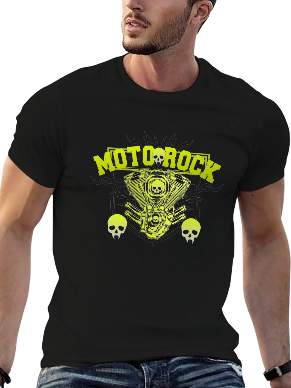 Moto Rock T-Shirt - Bold Graphic Tee