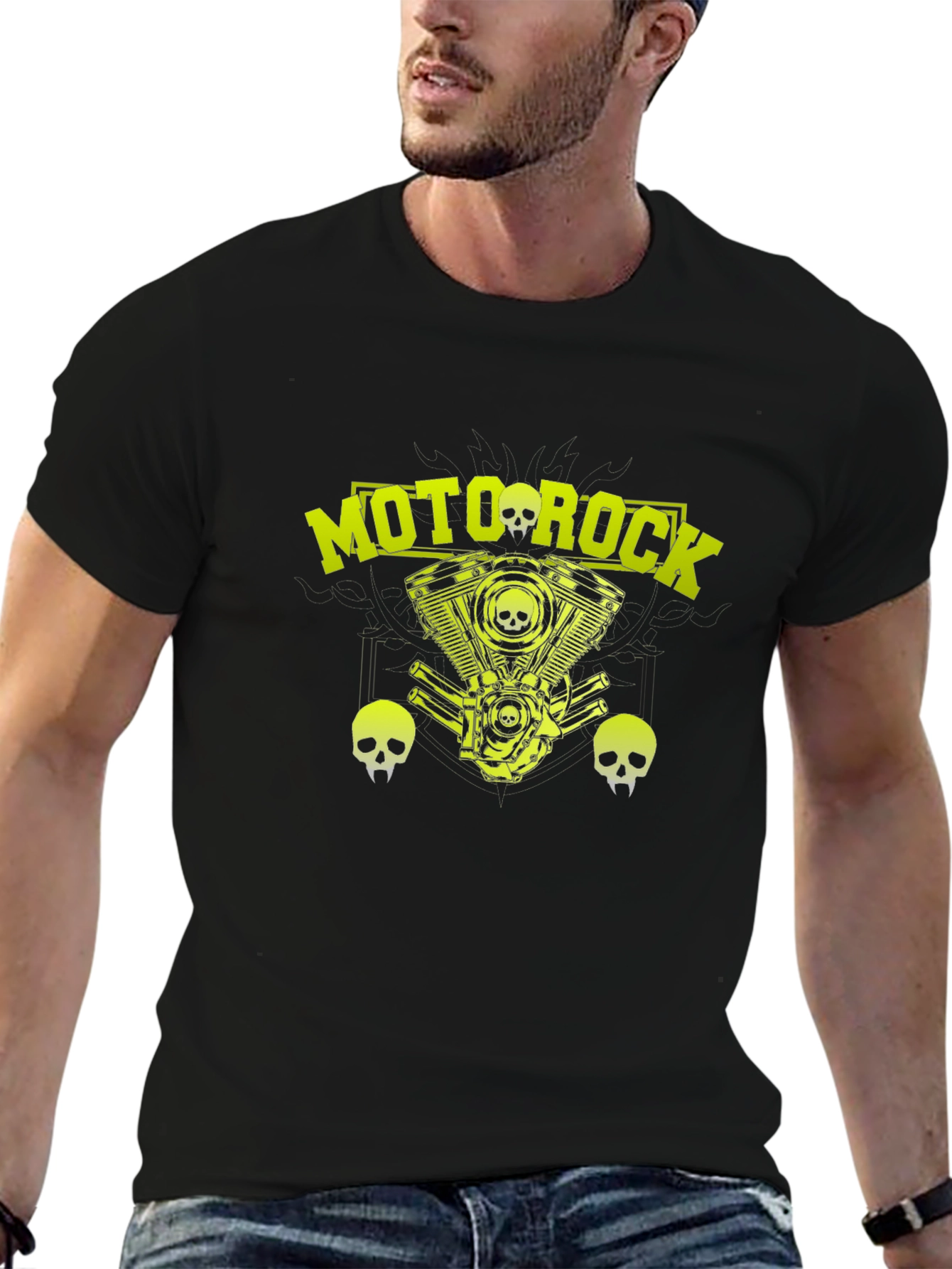 Moto Rock T-Shirt - Bold Graphic Tee