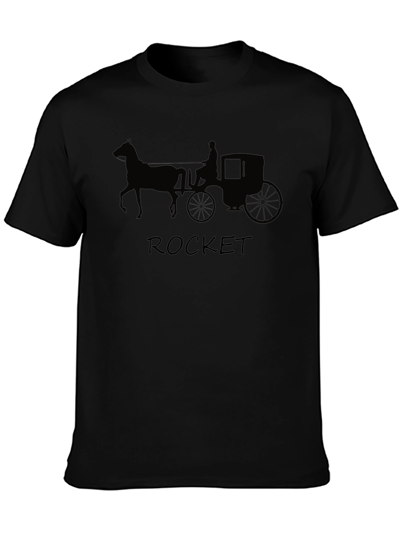 Horse Drawn Carriage T-Shirt - Rocket