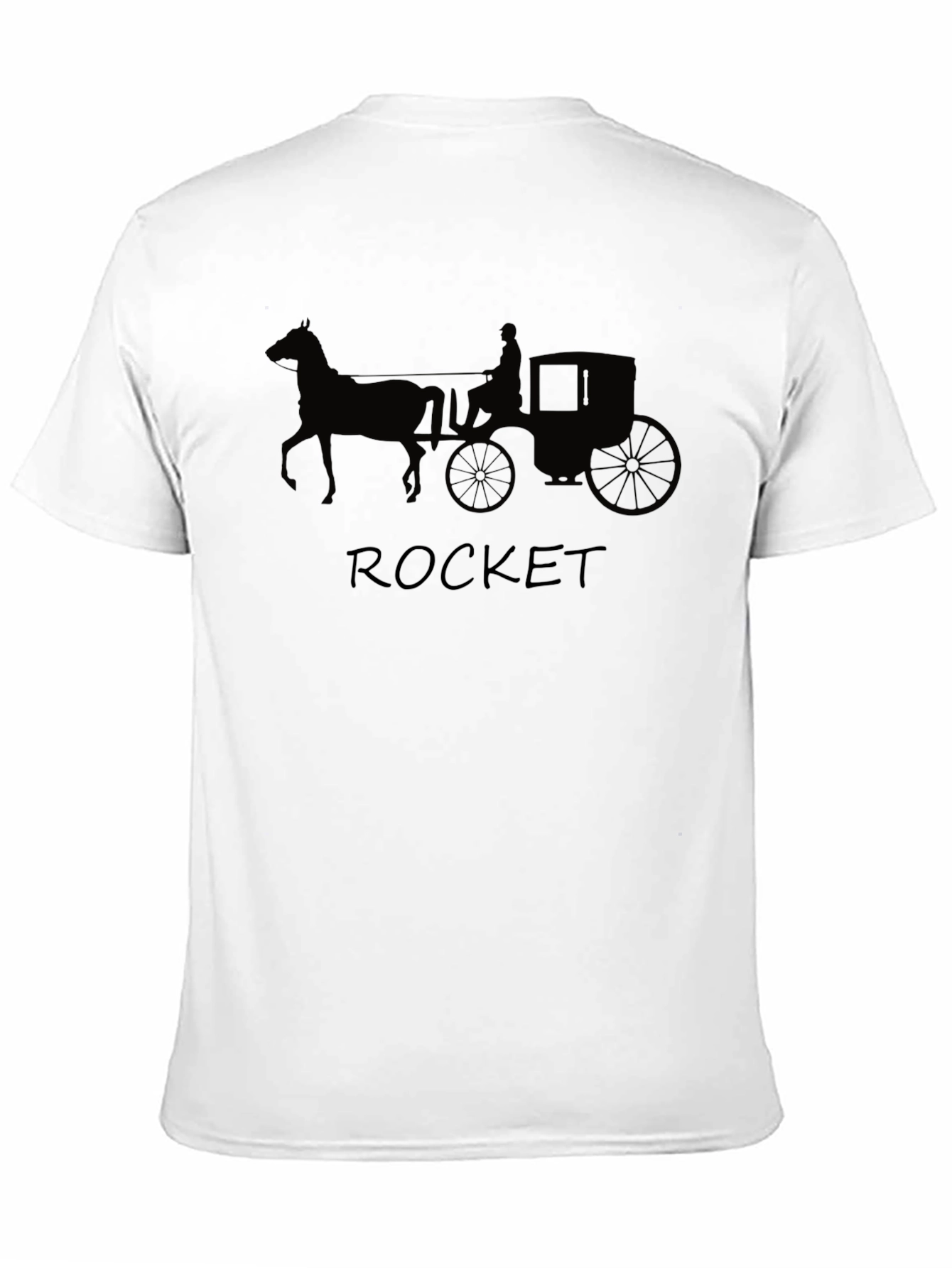 Horse Drawn Carriage T-Shirt - Rocket