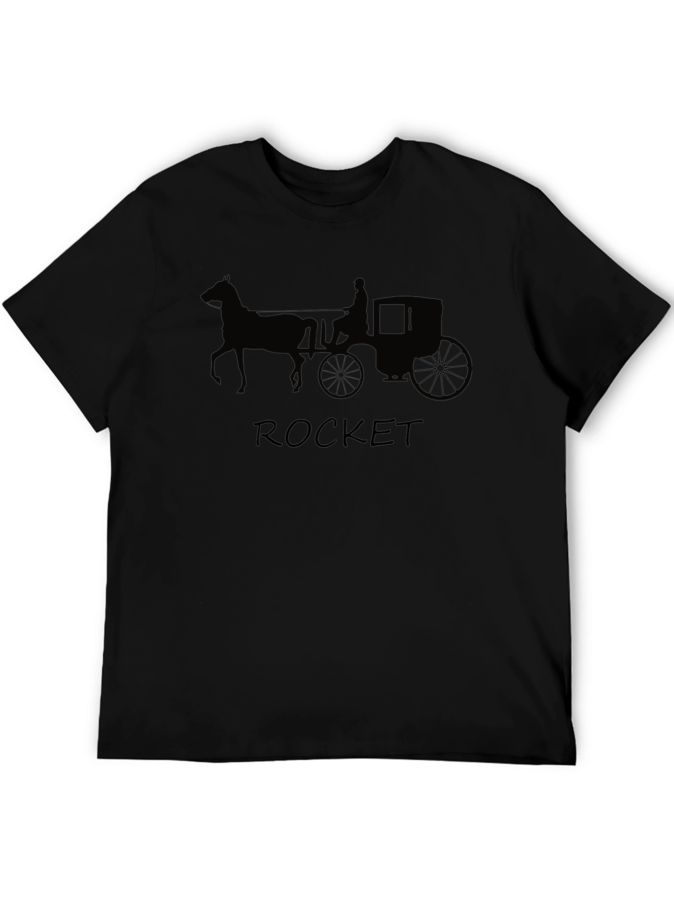 Horse Drawn Carriage T-Shirt - Rocket