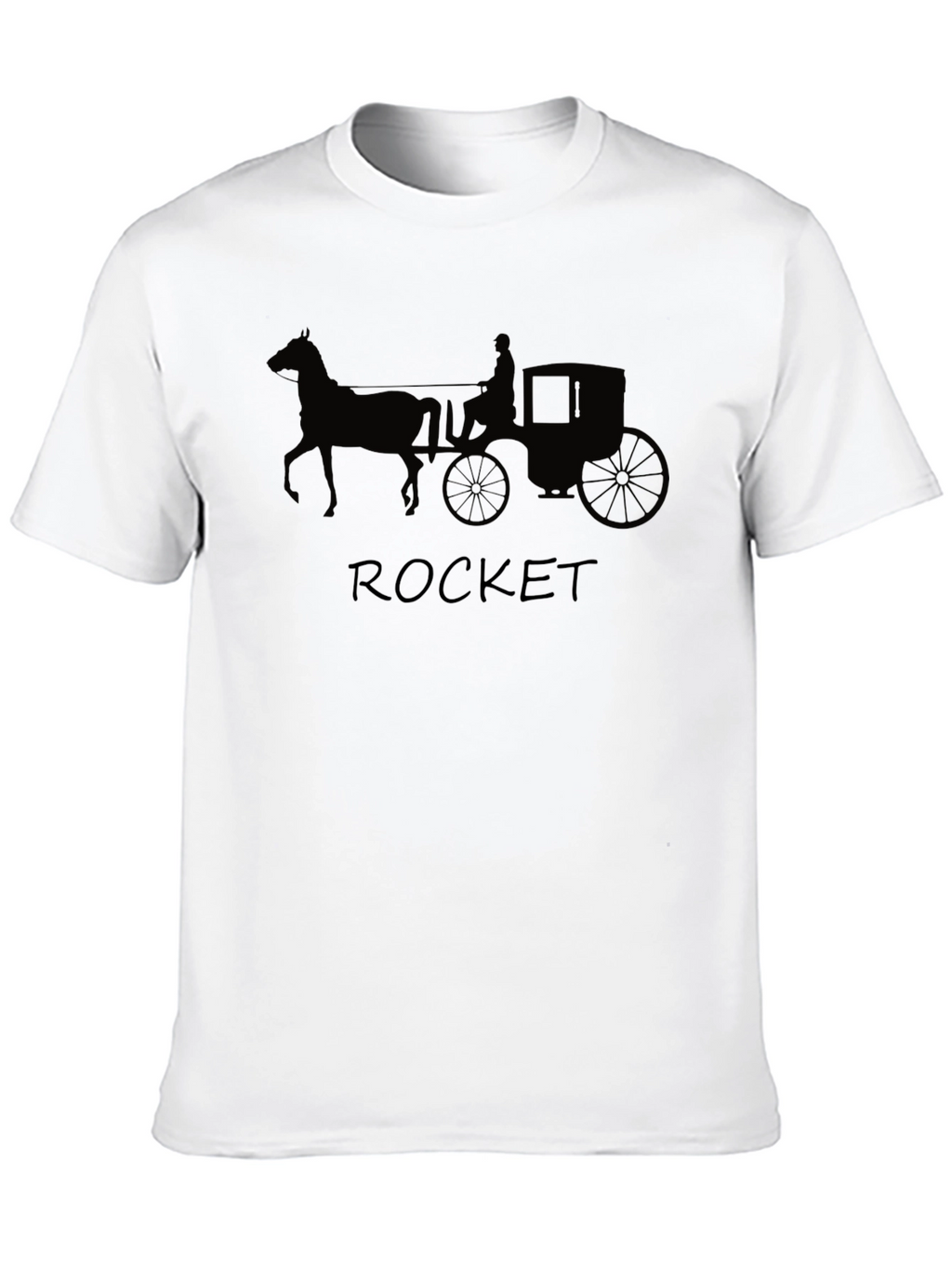 Horse Drawn Carriage T-Shirt - Rocket