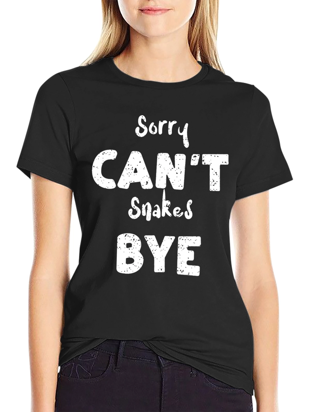 Sorry Cant Snakes Bye Funny T-Shirt