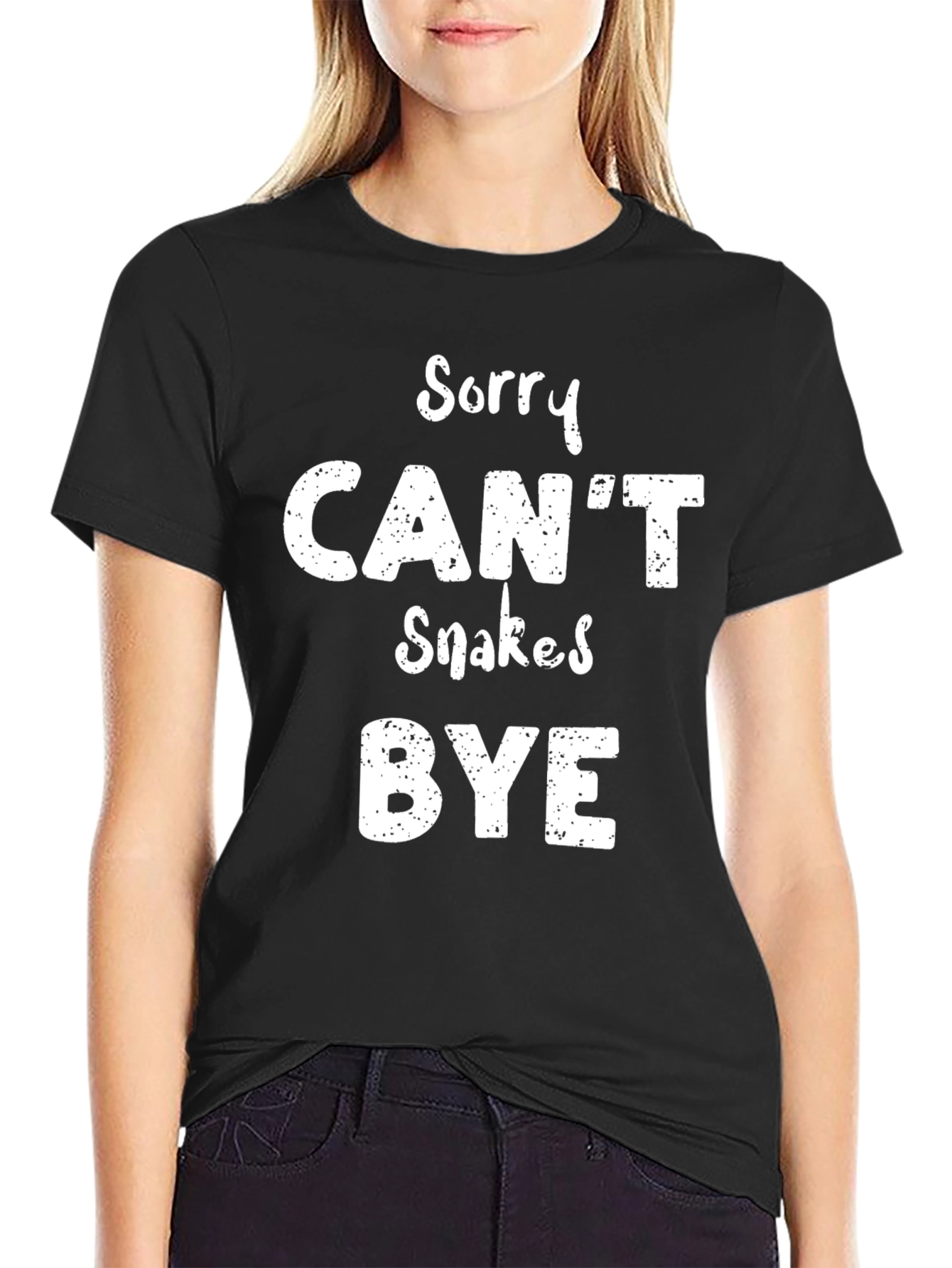 Sorry Cant Snakes Bye Funny T-Shirt