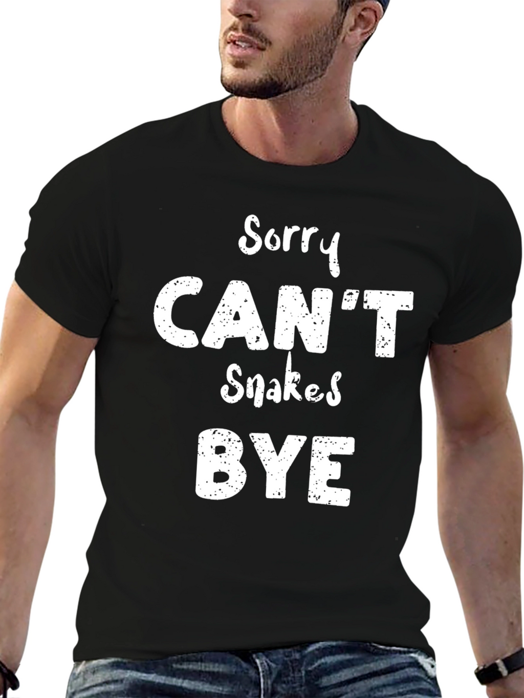 Sorry Cant Snakes Bye Funny T-Shirt