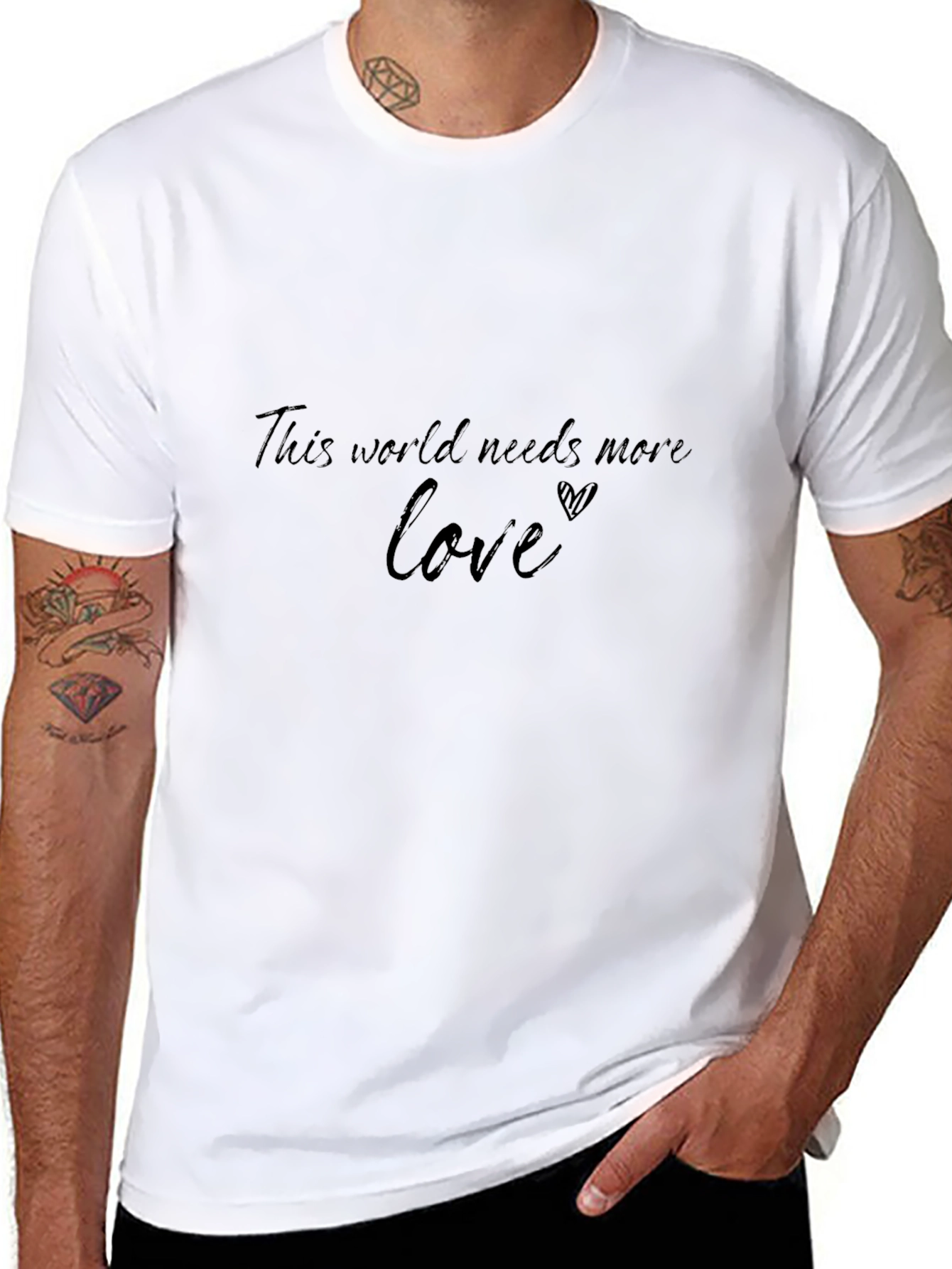 Love Graphic Black T-Shirt